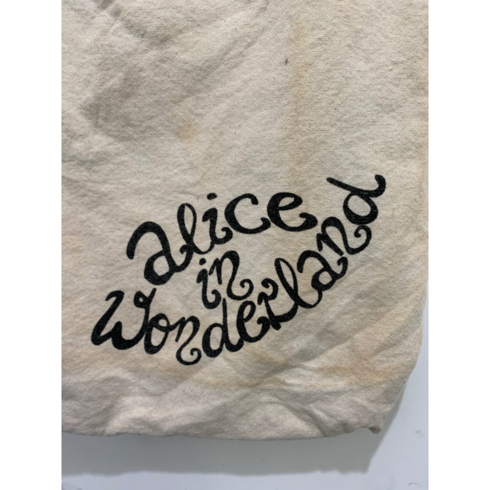 Disney Loungefly Alice in Wonderland Denim Canvas Tote Bag Cheshire Cat - Picture 5 of 7
